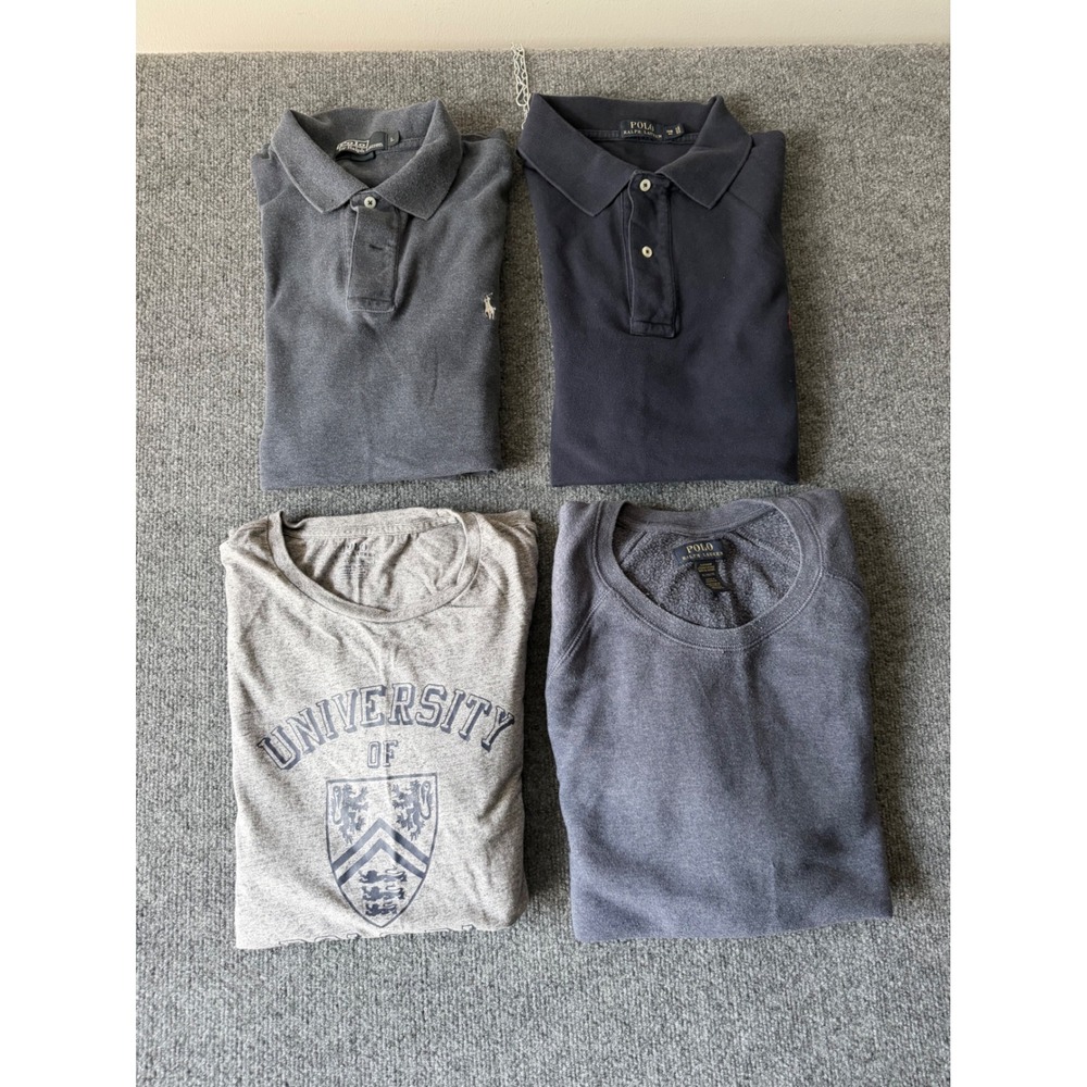 Polo Ralph Lauren men's bundle lot of four tops different sizes